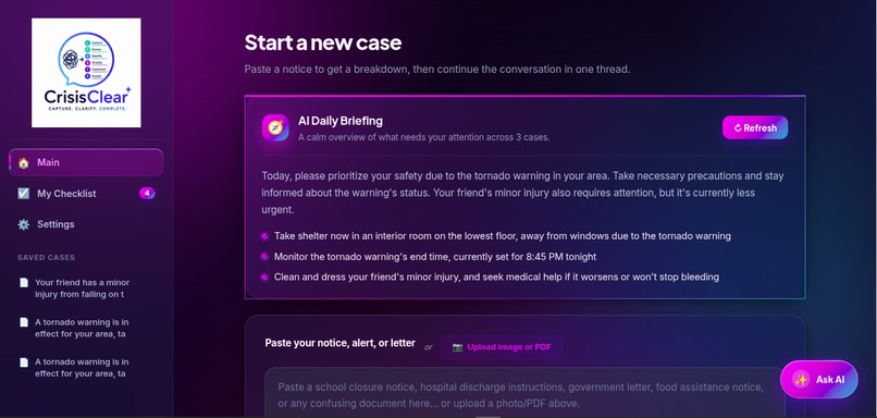 CrisisClear – screenshot 3