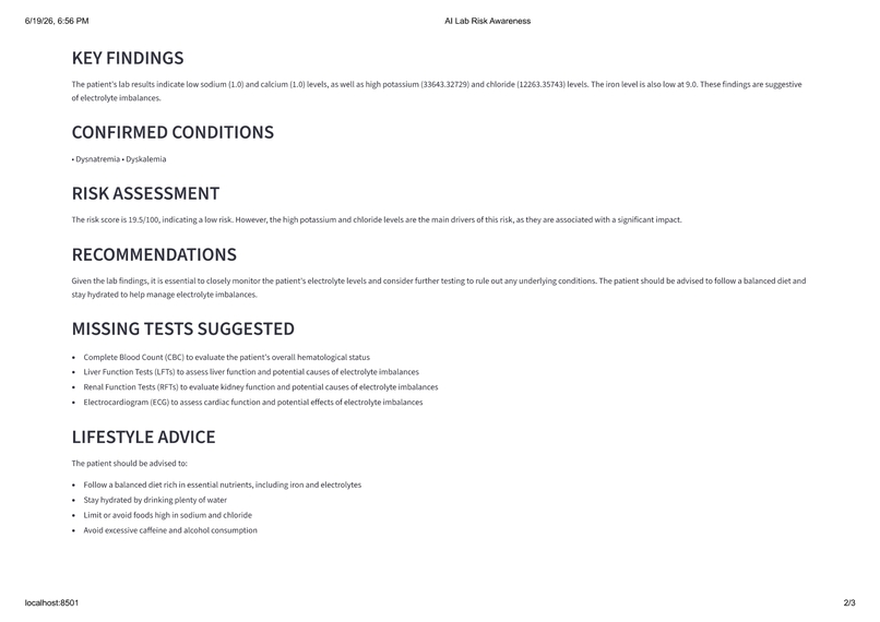 CareLens AI – screenshot 2