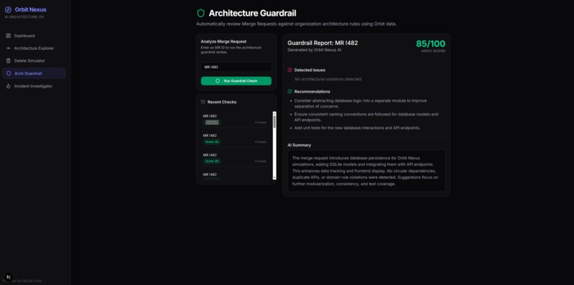 Orbit Nexus: Context-Driven GitLab Duo Agent Skills – screenshot 1