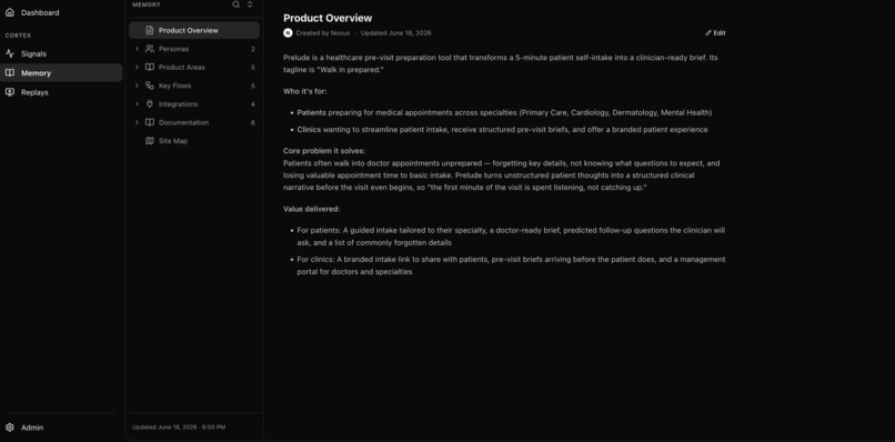 Prelude — Pre-Visit Brief for Patients & Clinics – screenshot 9