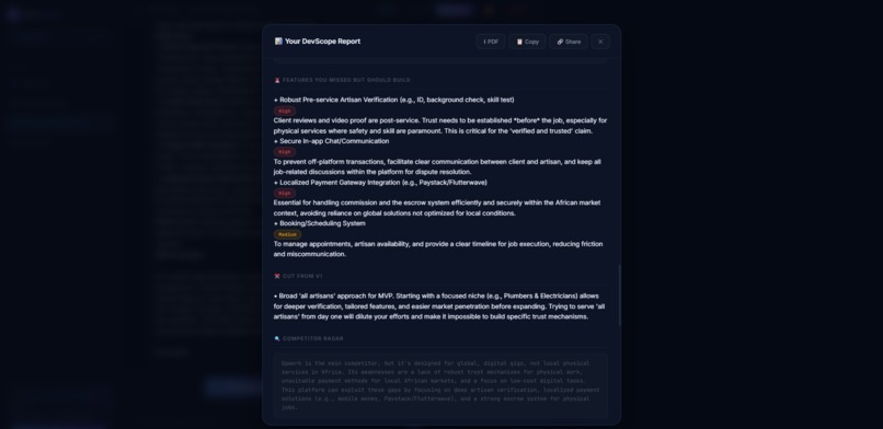DevScope – screenshot 2