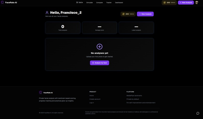 FaceRate AI – screenshot 1