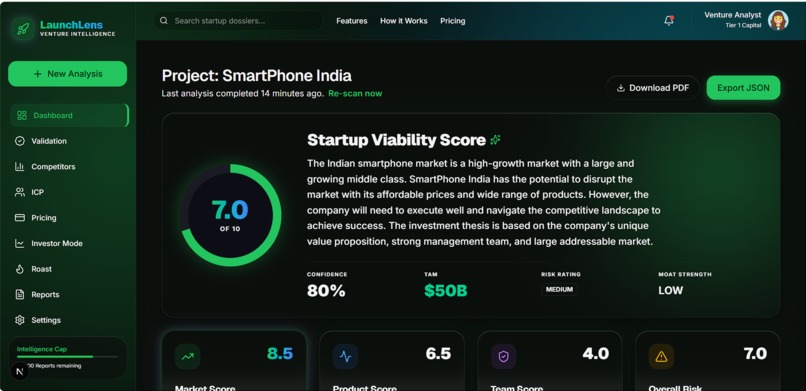 LaunchLens – screenshot 1