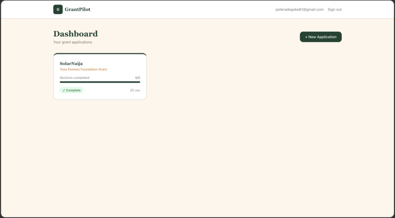 GrantPilot – screenshot 2