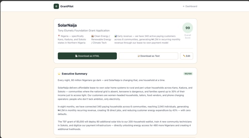 GrantPilot – screenshot 6