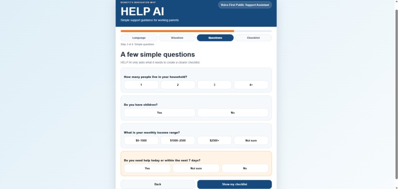 HELP AI – screenshot 3
