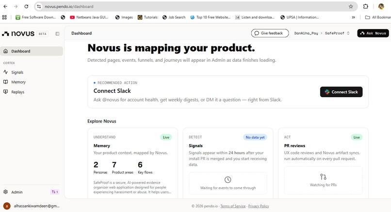 SafeProof – screenshot 1