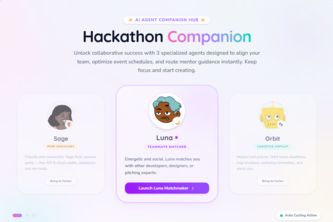 Hackathon Companion App