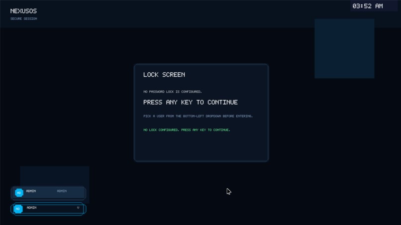 NexusOS – screenshot 1