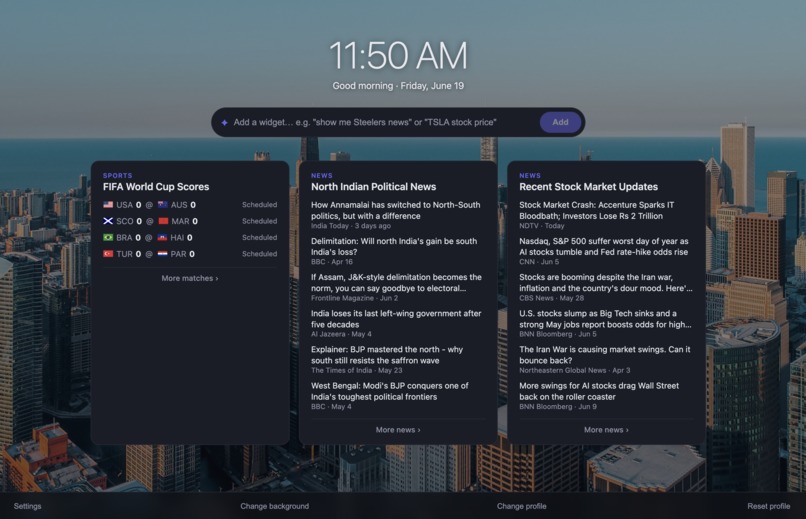 TailorTab – screenshot 1