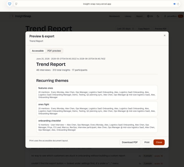 InsightSnap – screenshot 11
