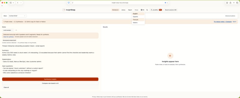 InsightSnap – screenshot 12