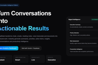 SignalDesk AI