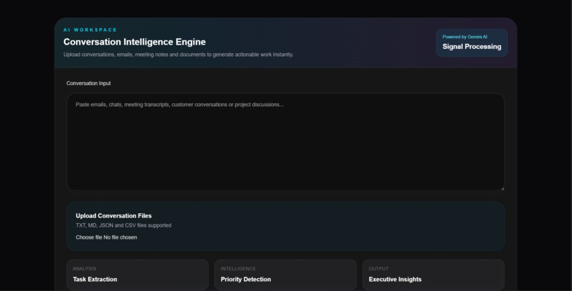 SignalDesk AI – screenshot 2