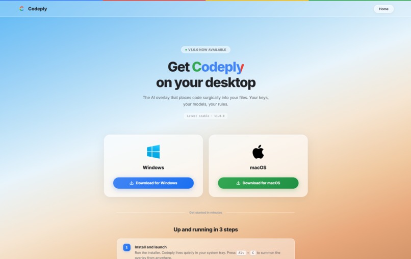 Codeply – screenshot 2