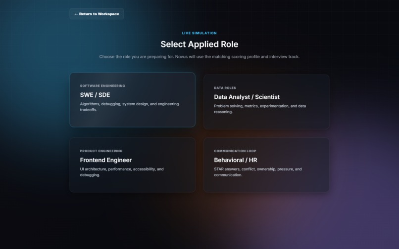 Novus AI - Enterprise Interview Suite  – screenshot 4