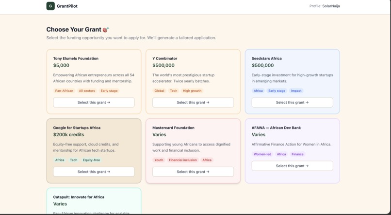 GrantPilot – screenshot 4