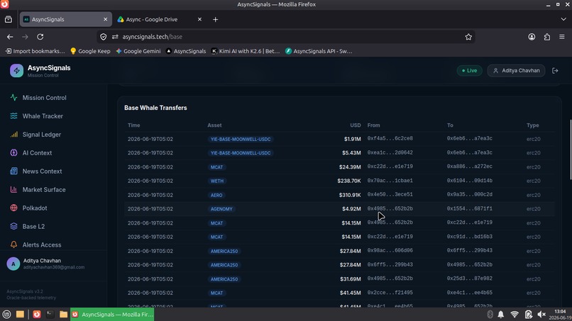 AsyncSignals – screenshot 2