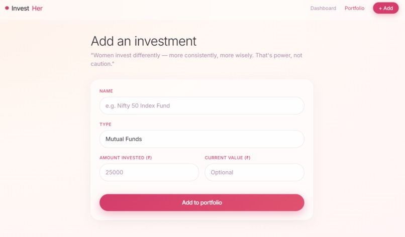 Invest Her – screenshot 4