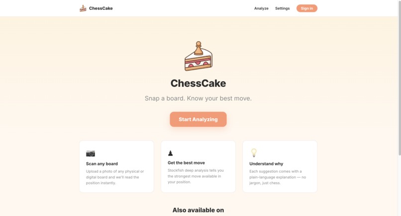 ChessCake – screenshot 1