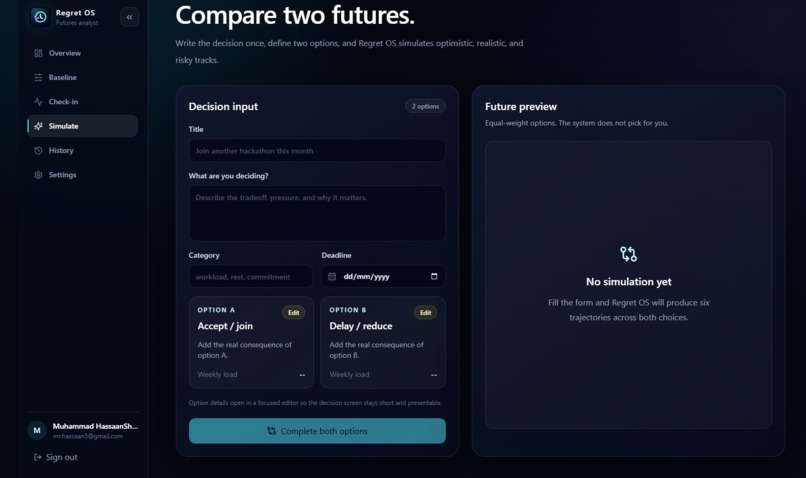 RegretOS – screenshot 7
