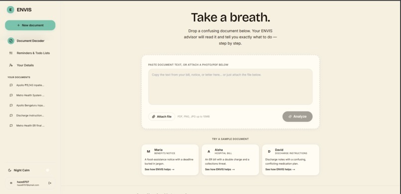Envis - Crisis To Action Translator – screenshot 1