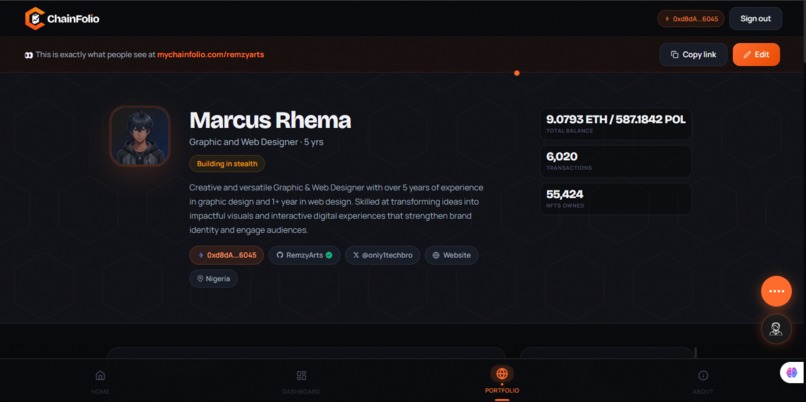 ChainFolio – screenshot 3