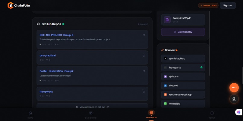 ChainFolio – screenshot 5
