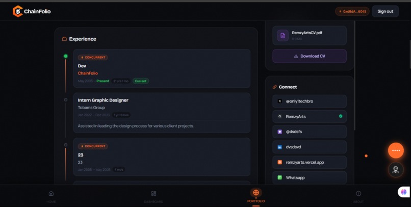 ChainFolio – screenshot 7