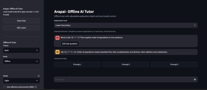 Arapai - Offline AI Education Tutor – screenshot 1