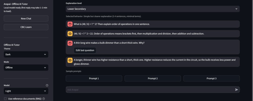 Arapai - Offline AI Education Tutor – screenshot 2