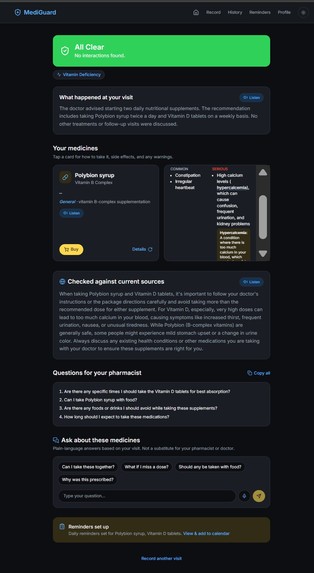MediGuard – screenshot 2
