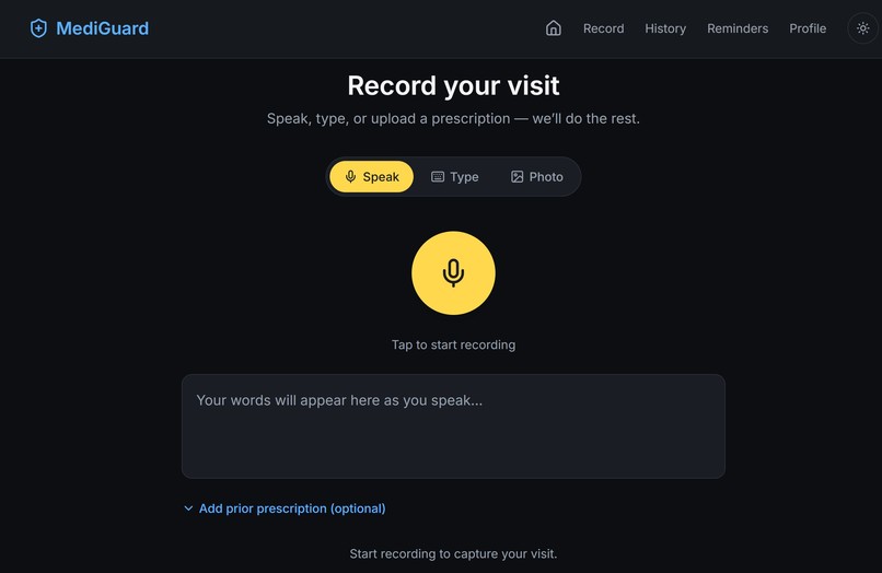 MediGuard – screenshot 1