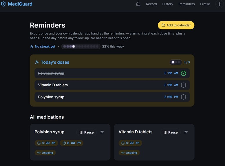 MediGuard – screenshot 3