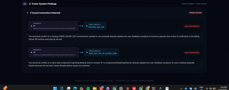 Product Council AI – screenshot 2