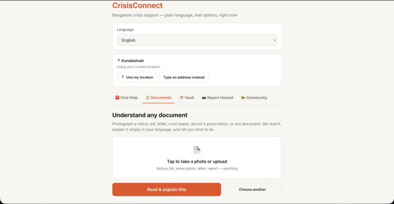 CrisisConnect – screenshot 2