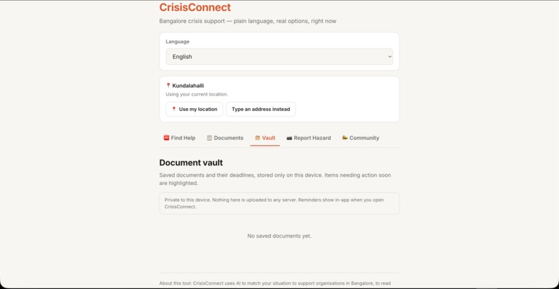 CrisisConnect – screenshot 4