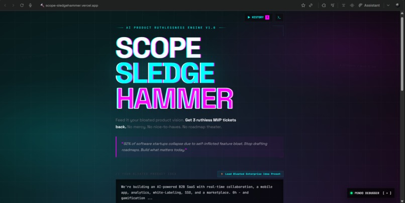 SCOPE SLEDGE HAMMER – screenshot 4