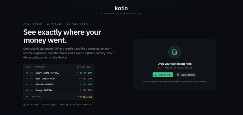 Koin – screenshot 1