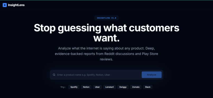 InsightLens – screenshot 1