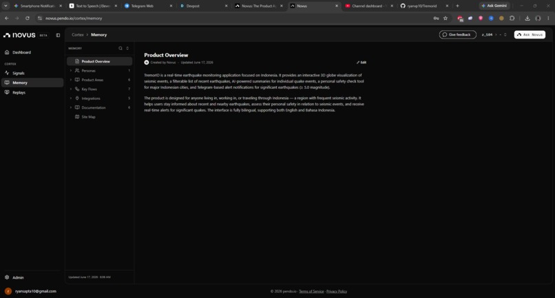 TremorID – screenshot 2