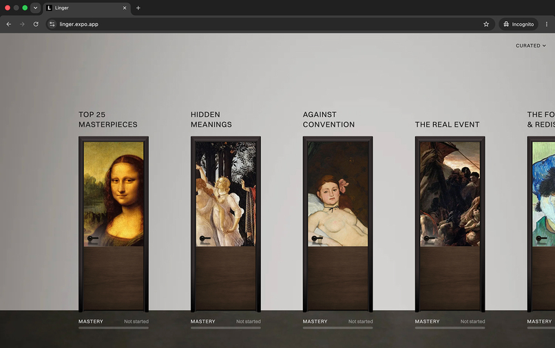 Linger: Art and Stories – screenshot 2