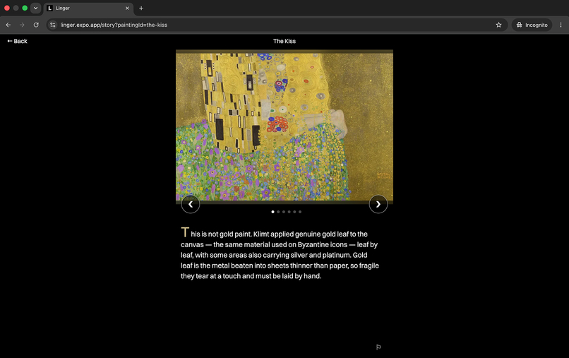 Linger: Art and Stories – screenshot 4