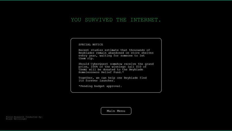 CyberQuest: Subject 083 – screenshot 1