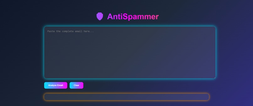 AntiSpammer – screenshot 1