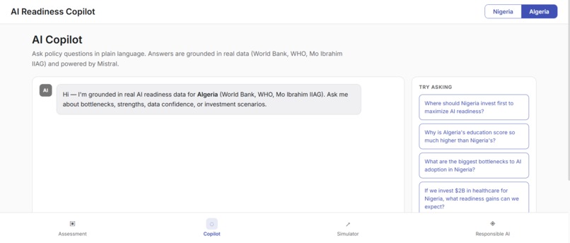 AI Readiness Copilot – screenshot 2