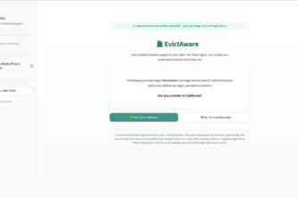 EvictAware - California Tenant Rights Navigator