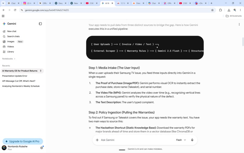 Warranty OS – screenshot 1