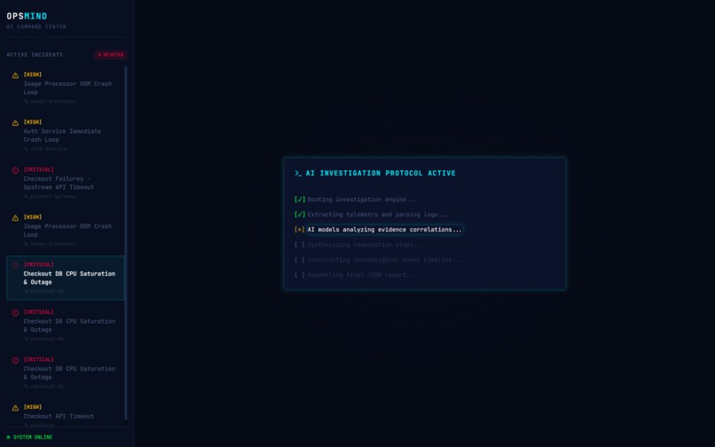 OPSMind – screenshot 2