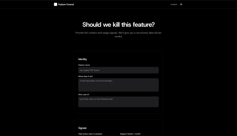 Feature Funeral – screenshot 4